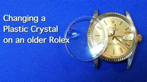 Rolex acrylic crystal replacement